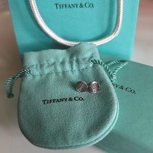 Tiffany Notes Studs Earing silver